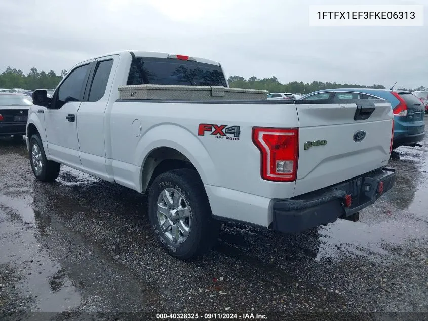 1FTFX1EF3FKE06313 2015 Ford F150 Super Cab