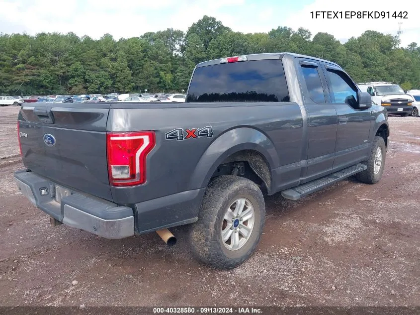 1FTEX1EP8FKD91442 2015 Ford F-150 Xlt