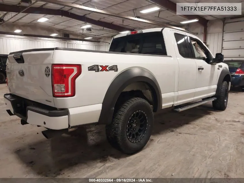 1FTFX1EF7FFA51333 2015 Ford F-150 Xlt