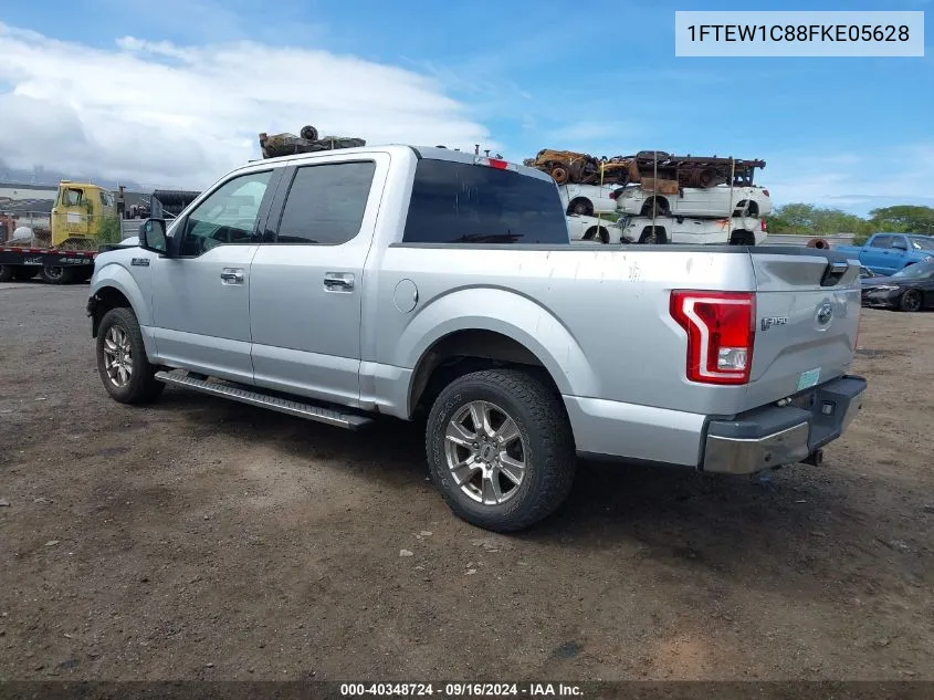 2015 Ford F-150 Xlt VIN: 1FTEW1C88FKE05628 Lot: 40348724