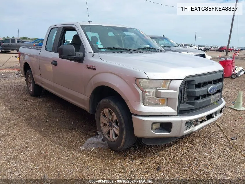 2015 Ford F-150 Xl VIN: 1FTEX1C85FKE48837 Lot: 40349082