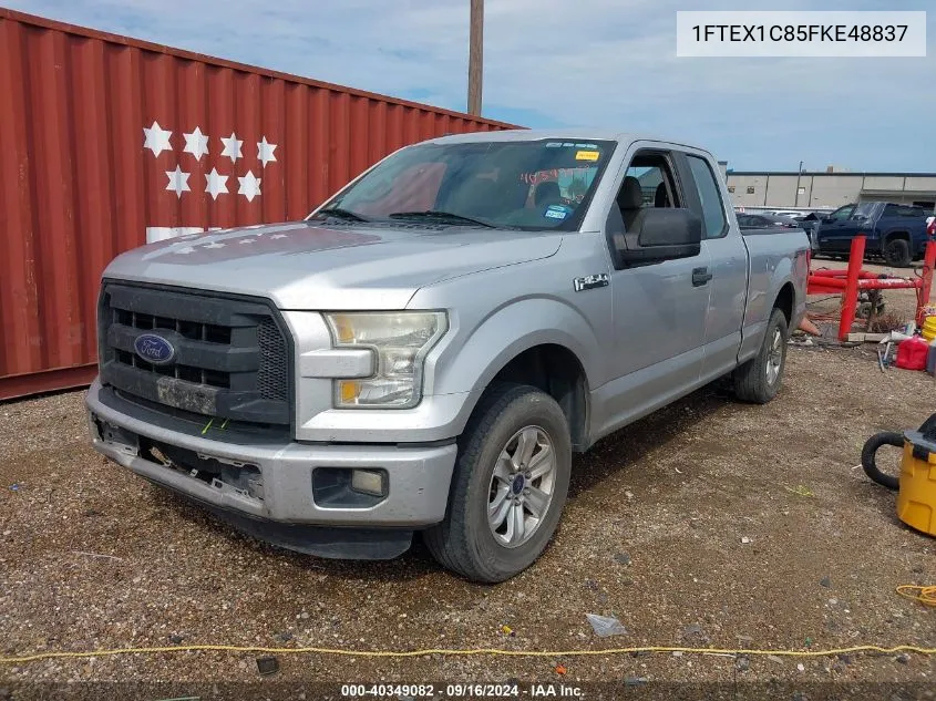 2015 Ford F-150 Xl VIN: 1FTEX1C85FKE48837 Lot: 40349082