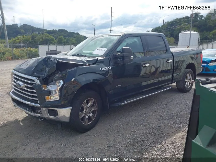 1FTFW1EG7FFB68258 2015 Ford F-150 Xlt