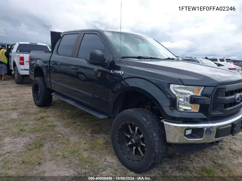 1FTEW1EF0FFA02246 2015 Ford F-150 Xl