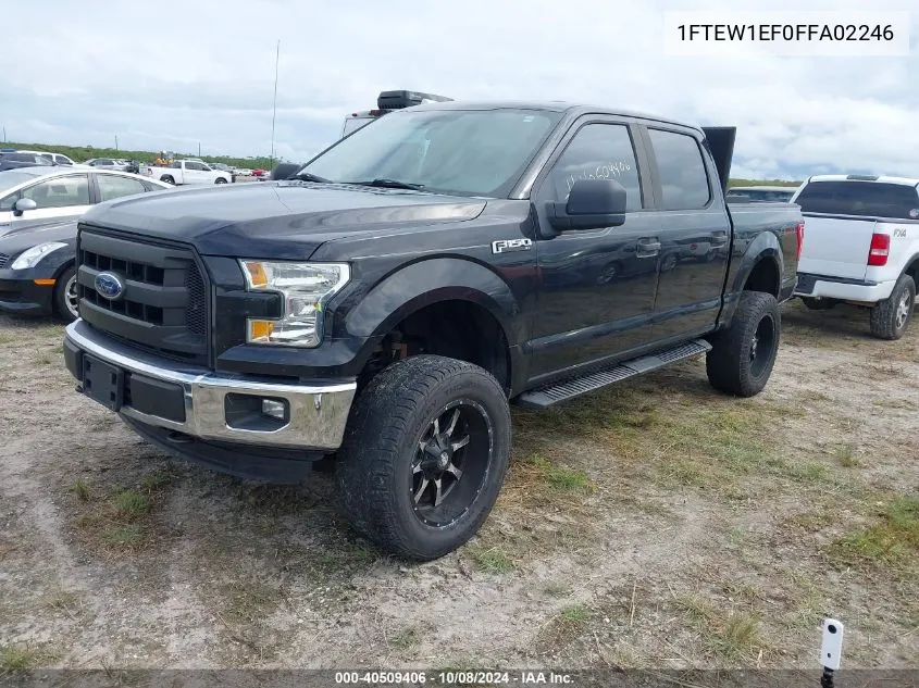 1FTEW1EF0FFA02246 2015 Ford F-150 Xl