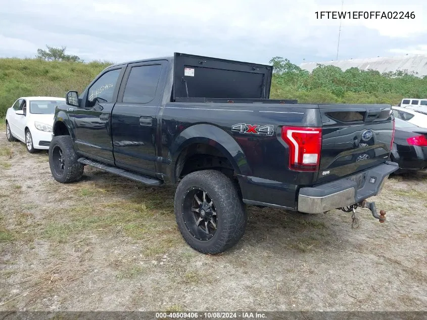 1FTEW1EF0FFA02246 2015 Ford F-150 Xl