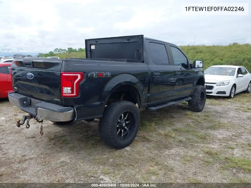 1FTEW1EF0FFA02246 2015 Ford F-150 Xl