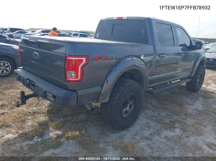 1FTEW1EP7FFB78932 2015 Ford F-150 Supercrew