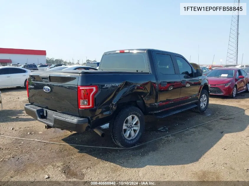 2015 Ford F-150 Xl VIN: 1FTEW1EP0FFB58845 Lot: 40558940