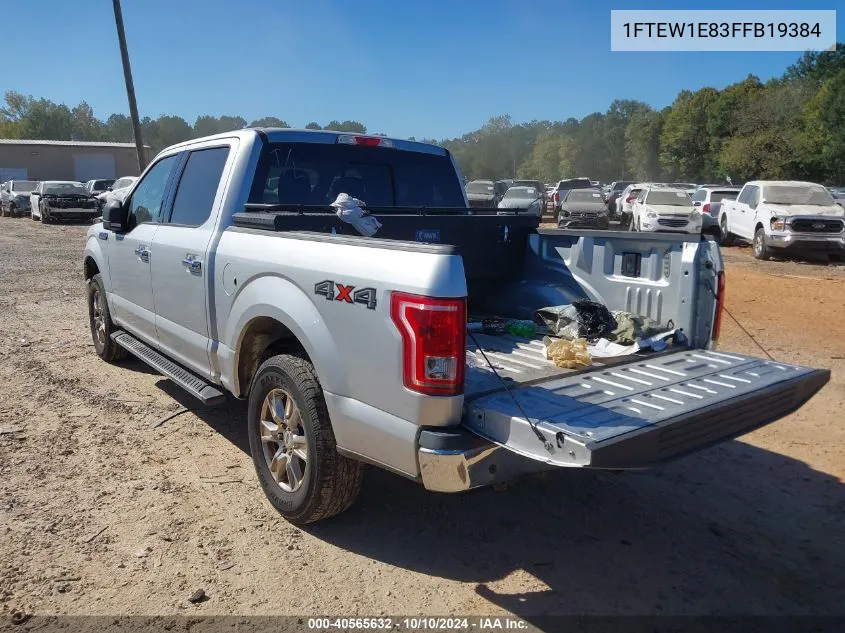 1FTEW1E83FFB19384 2015 Ford F-150 Xlt