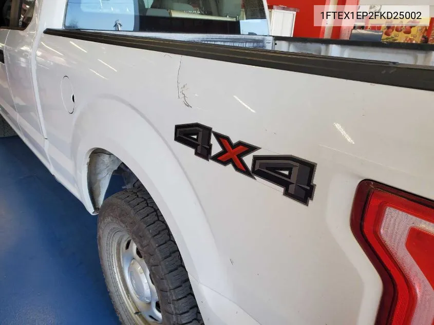 1FTEX1EP2FKD25002 2015 Ford F150 Super Cab