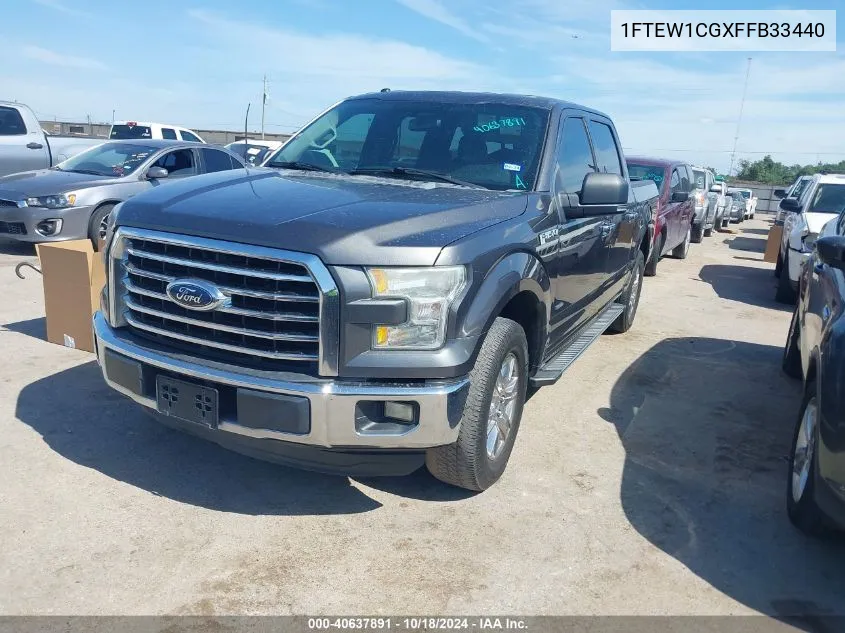 2015 Ford F-150 Xlt VIN: 1FTEW1CGXFFB33440 Lot: 40637891