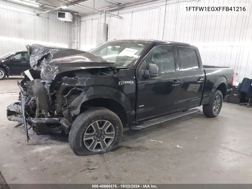 1FTFW1EGXFFB41216 2015 Ford F-150 Xlt