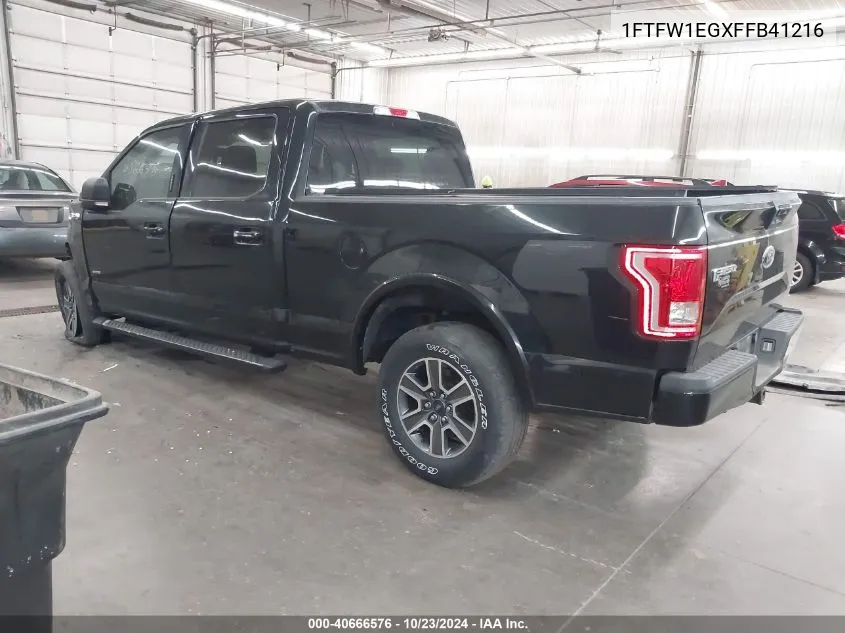 1FTFW1EGXFFB41216 2015 Ford F-150 Xlt