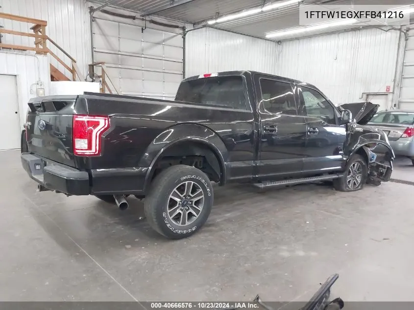 1FTFW1EGXFFB41216 2015 Ford F-150 Xlt