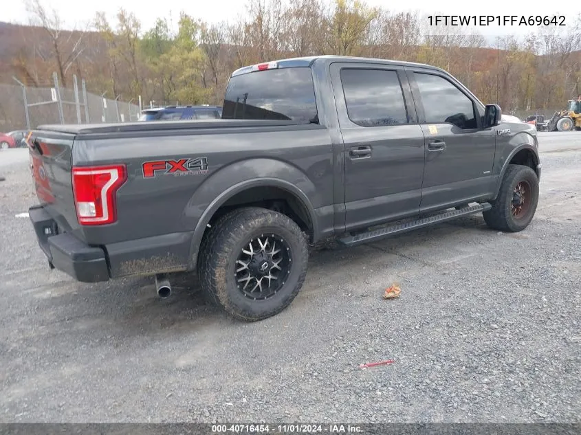 2015 Ford F-150 Xlt VIN: 1FTEW1EP1FFA69642 Lot: 40716454