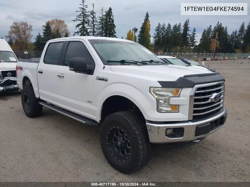 1FTEW1EG4FKE74594 2015 Ford F-150 Xlt