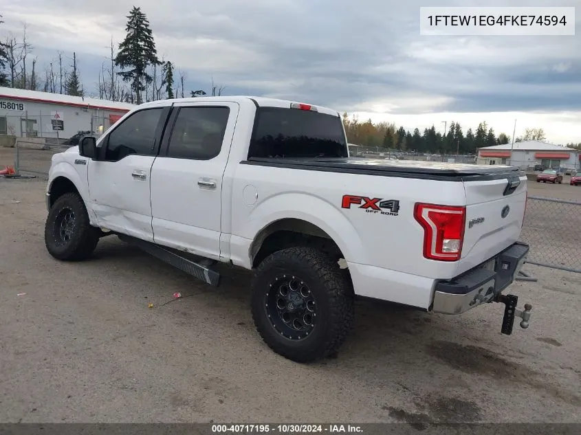 1FTEW1EG4FKE74594 2015 Ford F-150 Xlt