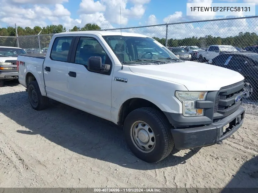 2015 Ford F-150 Xl VIN: 1FTEW1EF2FFC58131 Lot: 40736696