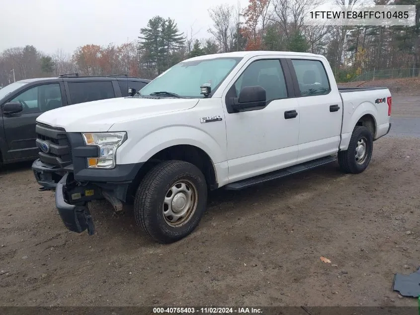 2015 Ford F-150 Xl VIN: 1FTEW1E84FFC10485 Lot: 40755403