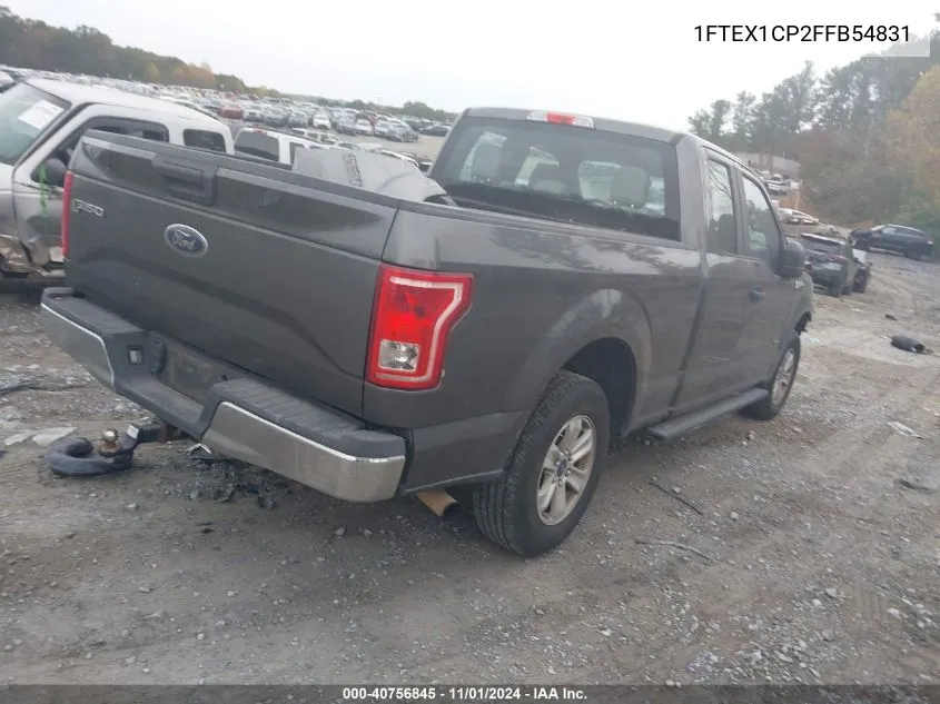 2015 Ford F-150 Xl VIN: 1FTEX1CP2FFB54831 Lot: 40756845