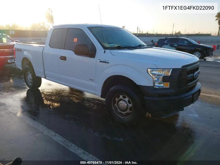 2015 Ford F-150 Xl VIN: 1FTFX1EG4FKD22090 Lot: 40765478