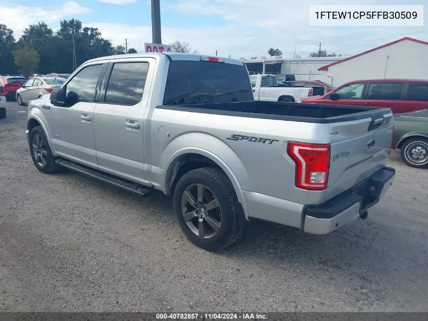 2015 Ford F-150 Xlt VIN: 1FTEW1CP5FFB30509 Lot: 40782857