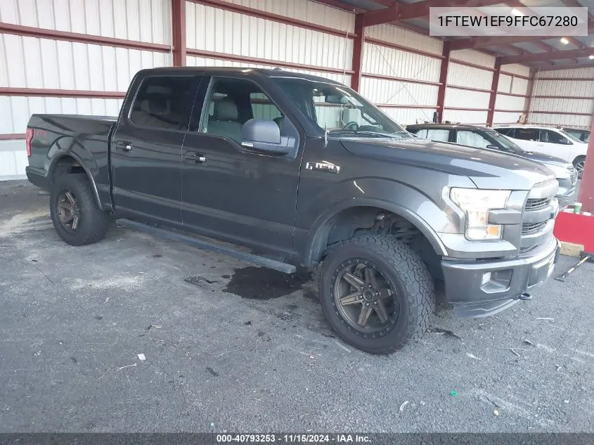 2015 Ford F-150 Xlt VIN: 1FTEW1EF9FFC67280 Lot: 40793253