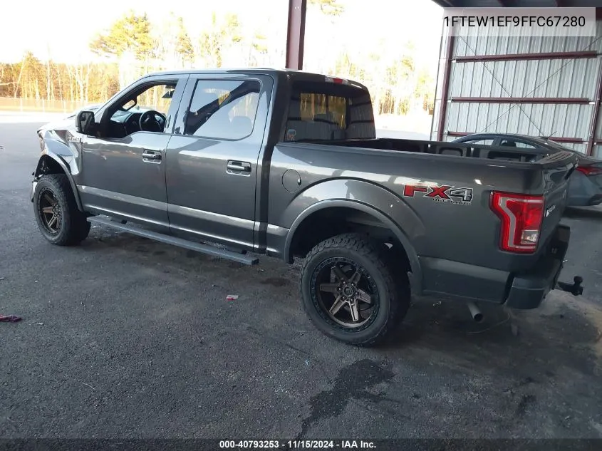 2015 Ford F-150 Xlt VIN: 1FTEW1EF9FFC67280 Lot: 40793253