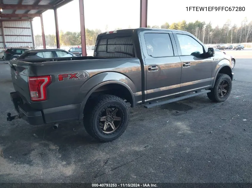 2015 Ford F-150 Xlt VIN: 1FTEW1EF9FFC67280 Lot: 40793253