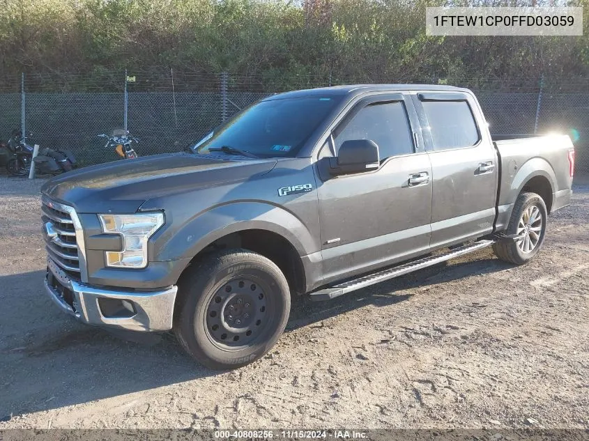 2015 Ford F-150 Xlt VIN: 1FTEW1CP0FFD03059 Lot: 40808256