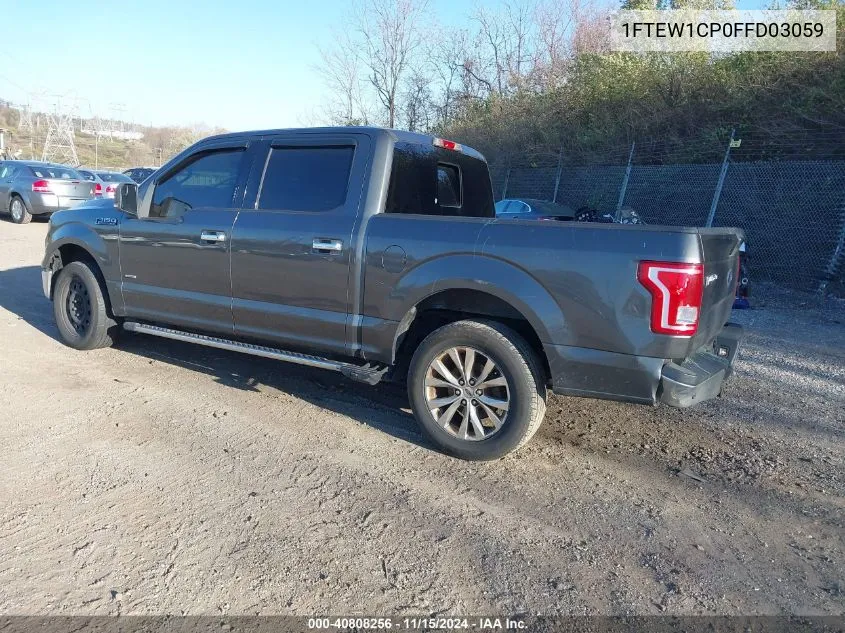 2015 Ford F-150 Xlt VIN: 1FTEW1CP0FFD03059 Lot: 40808256