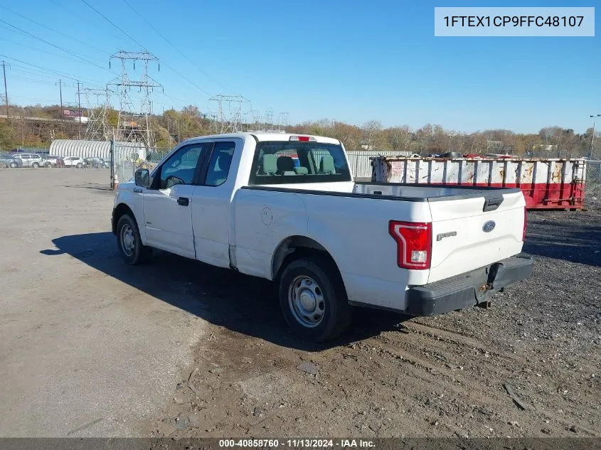 2015 Ford F-150 Xl VIN: 1FTEX1CP9FFC48107 Lot: 40858760