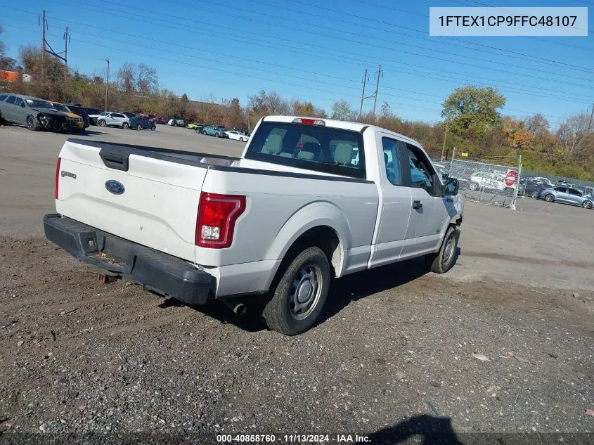 2015 Ford F-150 Xl VIN: 1FTEX1CP9FFC48107 Lot: 40858760