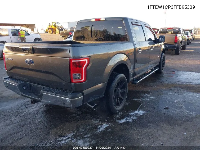 2015 Ford F-150 Xlt VIN: 1FTEW1CP3FFB95309 Lot: 40880027