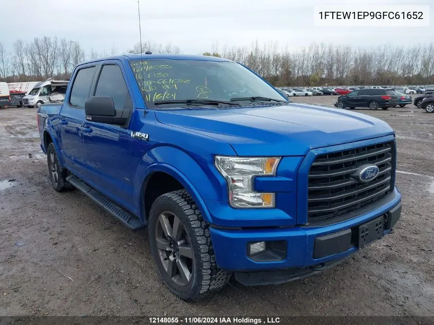 2016 Ford F-150 Xlt VIN: 1FTEW1EP9GFC61652 Lot: 12148055