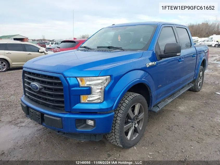 2016 Ford F-150 Xlt VIN: 1FTEW1EP9GFC61652 Lot: 12148055