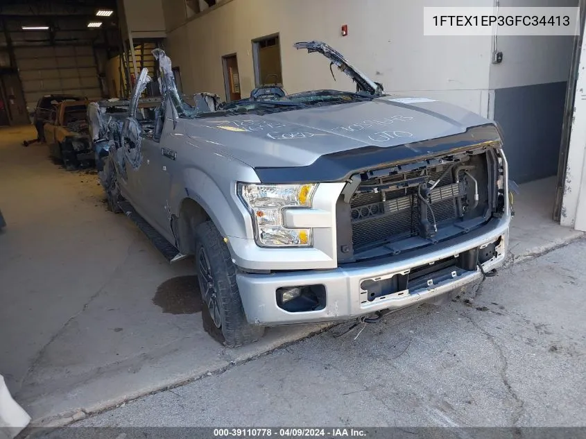 1FTEX1EP3GFC34413 2016 Ford F-150 Xlt