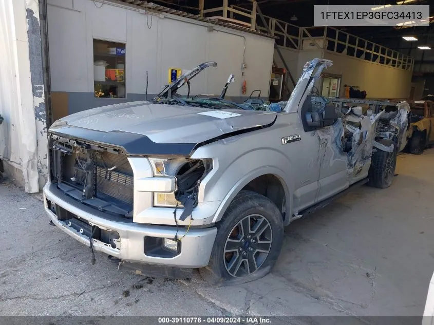 1FTEX1EP3GFC34413 2016 Ford F-150 Xlt