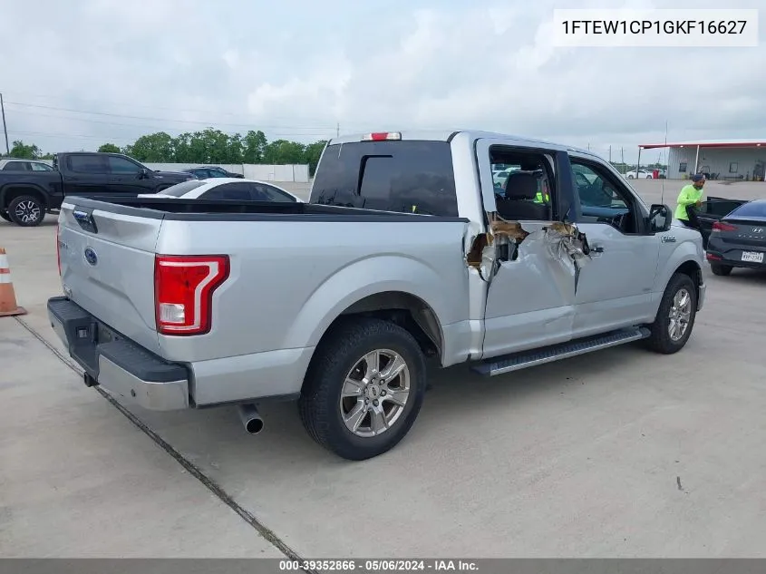 1FTEW1CP1GKF16627 2016 Ford F-150 Xlt