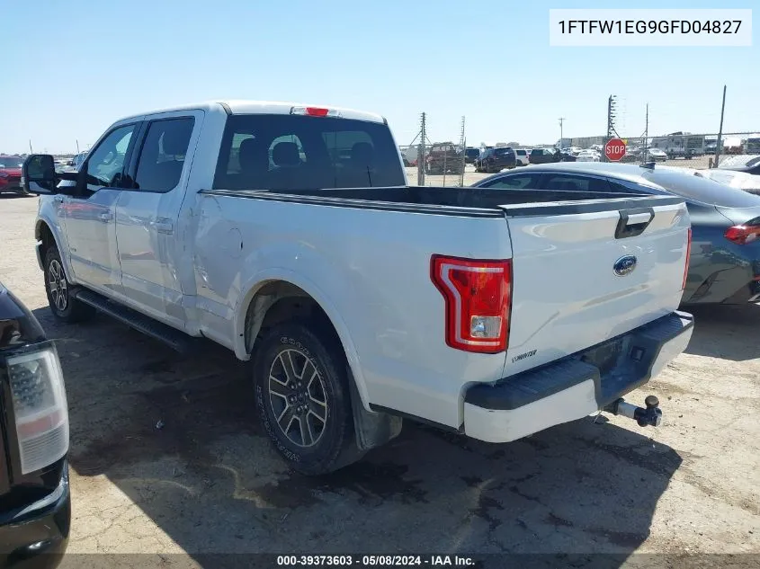 1FTFW1EG9GFD04827 2016 Ford F-150 Xlt