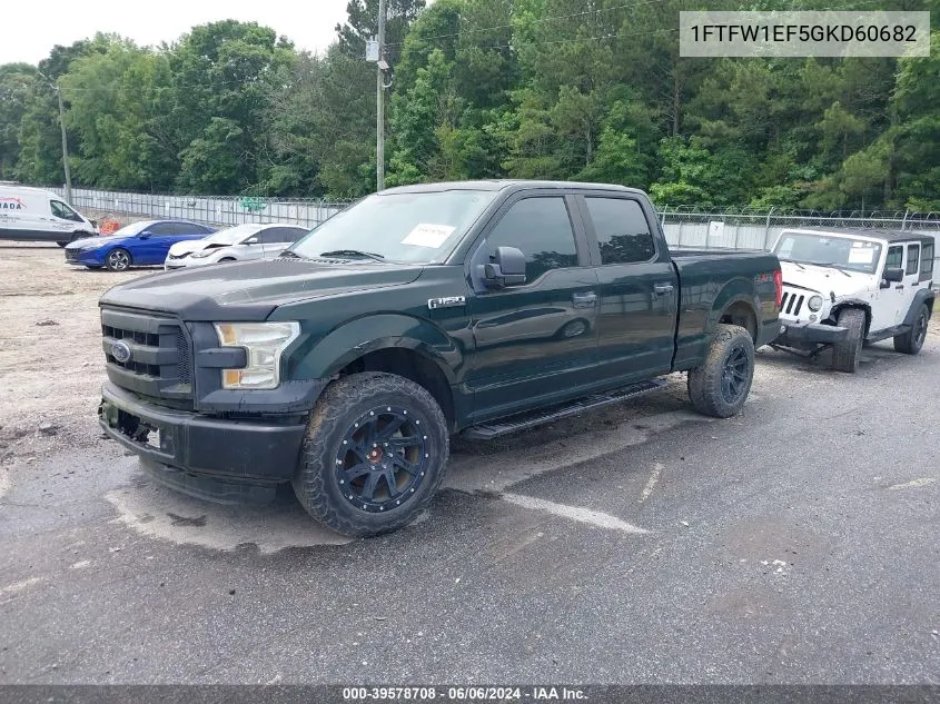 1FTFW1EF5GKD60682 2016 Ford F-150 Xl