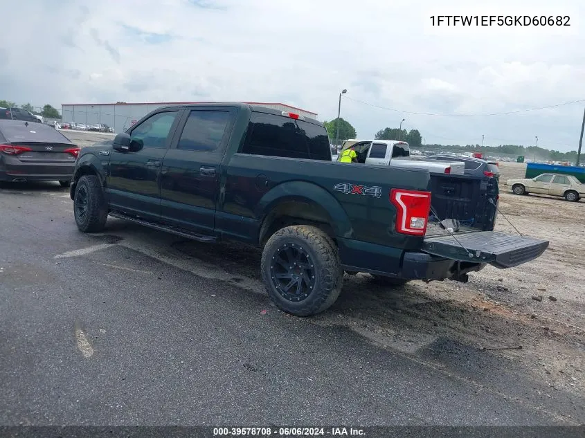 1FTFW1EF5GKD60682 2016 Ford F-150 Xl