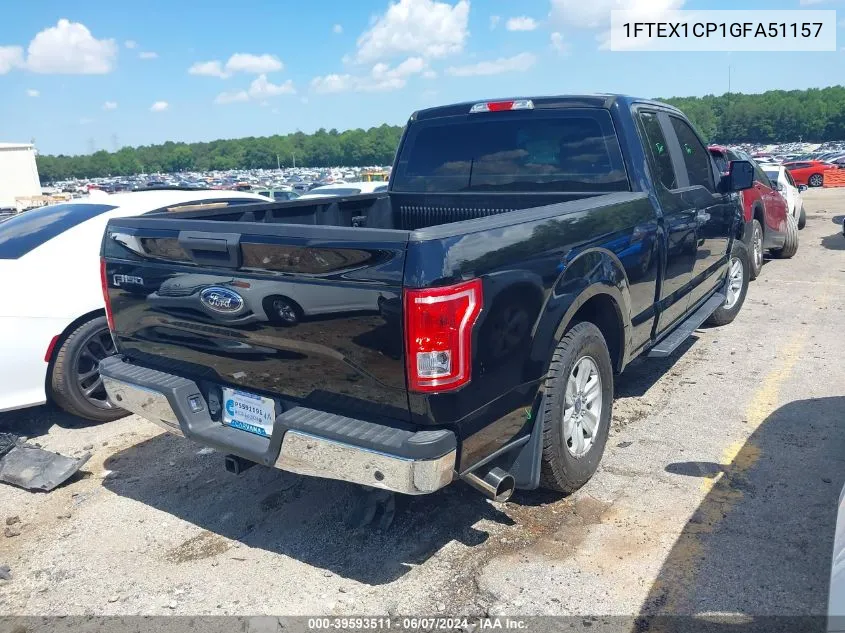 1FTEX1CP1GFA51157 2016 Ford F-150 Xl