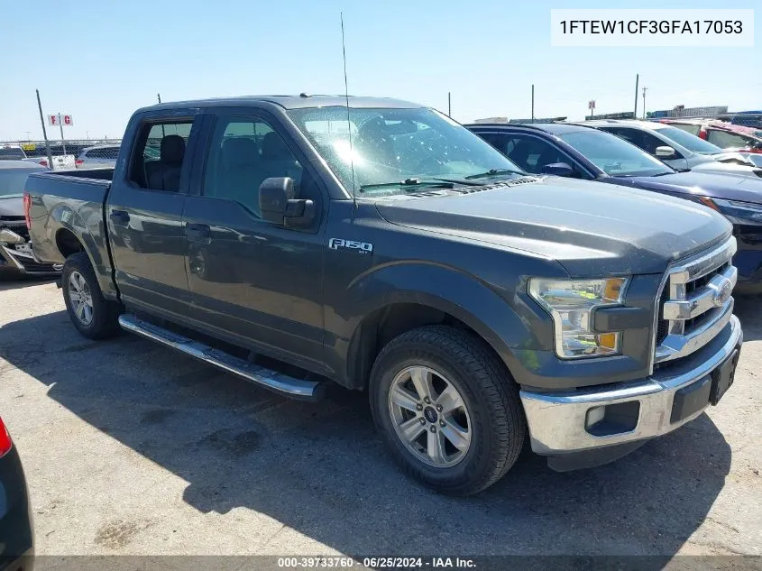 1FTEW1CF3GFA17053 2016 Ford F-150 Xlt