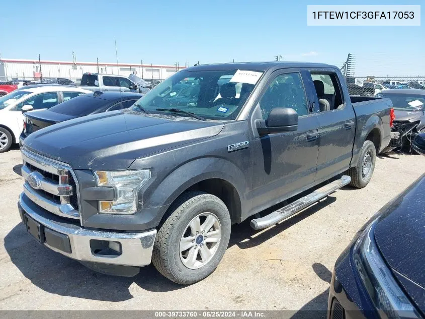 1FTEW1CF3GFA17053 2016 Ford F-150 Xlt