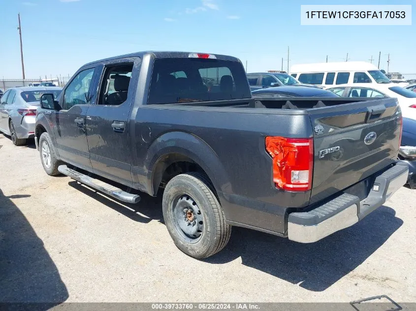 1FTEW1CF3GFA17053 2016 Ford F-150 Xlt