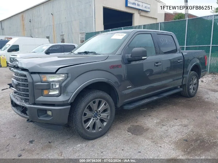 1FTEW1EPXGFB86251 2016 Ford F-150 Xlt