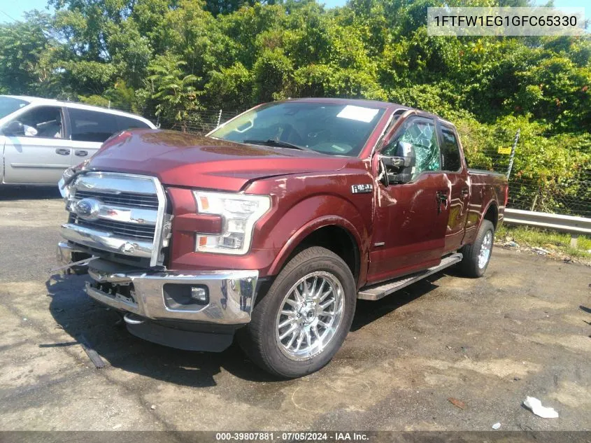 1FTFW1EG1GFC65330 2016 Ford F-150 Lariat