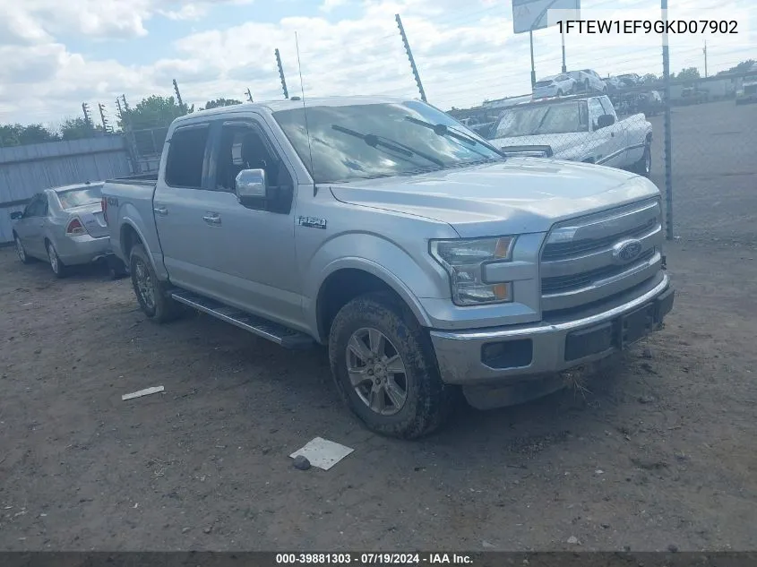 2016 Ford F150 Supercrew VIN: 1FTEW1EF9GKD07902 Lot: 39881303